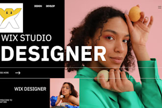 create wix website design do engaging wix studio design wix website development