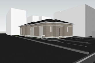 make sketchup 3d model architecture