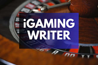 write igaming content for your website or blog