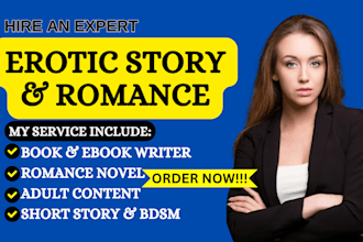 ghostwrite a custom 30k steamy,kinky,nsfw,smut,lgbt,bdsm romance or dark erotica