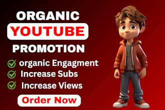 do organic youtube promotion to boosts yours views