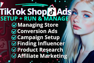 manage tiktok shop, boost sales with affiliate marketing, influencer marketing