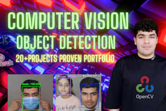 annotate pictures, build object detections and CNN, pytorch, yolo, opencv, ocr
