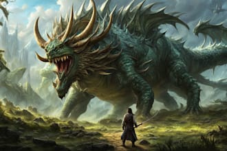 draw you fantasy creatures or characters