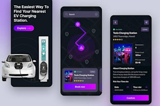 create ev charging app, ev charging station app, finder app for your business