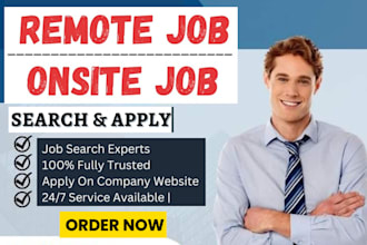 search and apply for remote jobs and onsite jobs or any job application