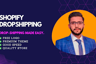 design, redesign shopify branded dropshipping store