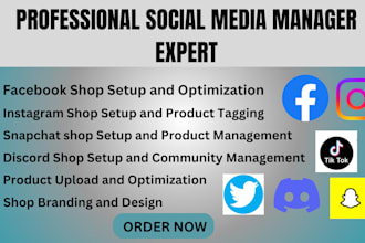 setup xshop facebook instagram tiktok pinterest snapchat shop snap store app