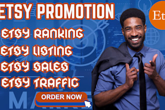 increase your etsy traffic with top ranking listings, etsy promotion, etsy SEO