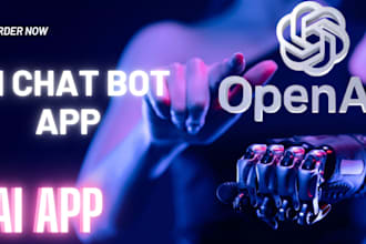 build ai chatbot app, ai dating app, ai learning app, ai saas, chatgpt, ai app