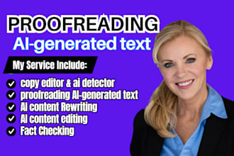 proofread and edit ai text rewrite for plagiarism check and humanize ai content