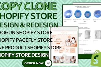 copy clone shopify duplicate shopify store clone shopify website redesign