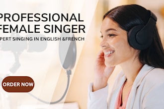 sing and ghostwrite your gospel christian song in english and french