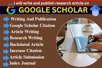publish your research on google scholar article writing and increase citation