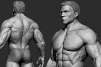 sculpt 3d printing stl file miniatures character, action figures and dnd fantasy