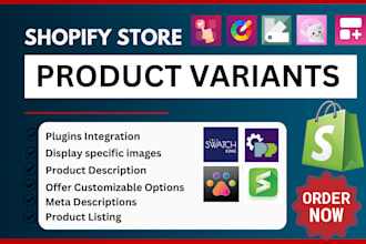 setup shopify store product variants option hulk swatches infinite easify globo