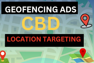 create geofencing ads geofencing cbd for location and  audience targeting