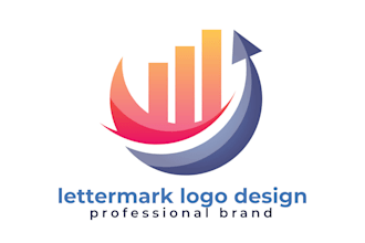 design or redesign a professional modern letter mark logo for your brand