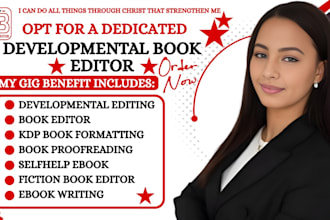 proofread line and developmental book editor for self help book non fiction book