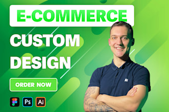 design custom ecommerce UI UX figma website to boost sales