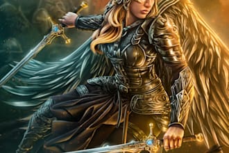 do character design and concept art for your game