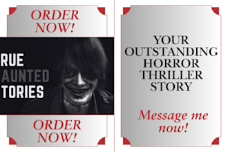 ghostwrite or rewrite your outstanding horror story