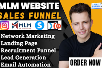 mlm affiliate recruitment funnel MLM sales funnel MLM network marketing leads