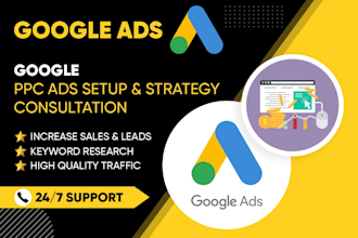 setup, manage, and optimize your google ads, adwords, PPC campaigns