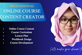 write high quality online course content