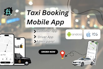 develop a custom taxi booking app or rideshare app like uber or ola