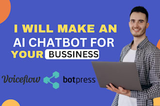 create ai chatbot for website, app, customized whatsapp ai chatbot with manychat