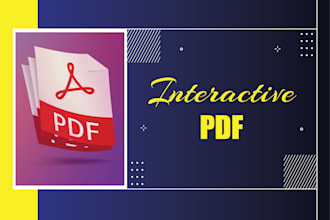 create interactive or fillable pdf