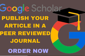 publish your research articles in a peer reviewed google scholar indexed journa