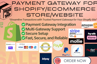 integrate payment gateway payment method ecommerce store shopify store payment