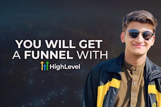 gohighlevel landing page design, sales funnel or click funnel expert