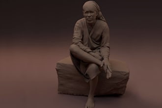 sculpt 3d body character modeling rigging 3d rendering tabletop or dnd miniature