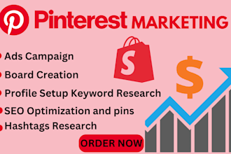 set up pinterest marketing promotion traffic ads seo pins on board manager
