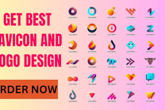 create, design professional custom favicon logo