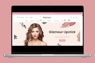 lipstick shopify store lip gloss website cosmetics beauty store lipstick website