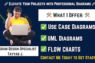 provide custom uml diagrams, use case diagrams and flowchart services