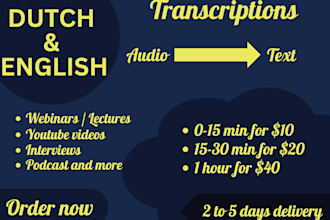 transcribe audio into text