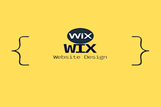 design professional wix website, redesign, customize