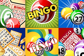 design human bingo game interactive flashcards activity book game bingo website