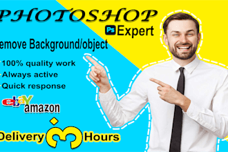 background removal, cut out image, add or remove object professionally