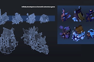 create isometric 2d game assets and environments