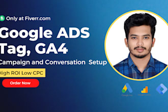 setup  tag manager google analytics ads conversion tracking