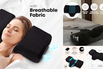 design amazon ready infographics with lifestyle images