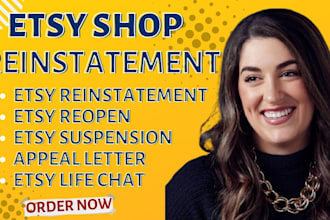 write appeal letter to reinstate suspended etsy seller account