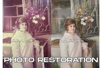 restore old photos, fix repair and colorizeold photo