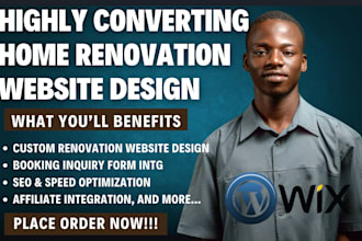 home renovation website home improvement website home remodeling website design